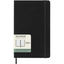 Moleskine 107941 - Moleskine horizontal hard cover 12 month L weekly planner