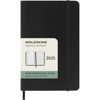 Moleskine 107949 - 12-miesięczny tygodniowy planer PK w miękkiej okładce Moleskine