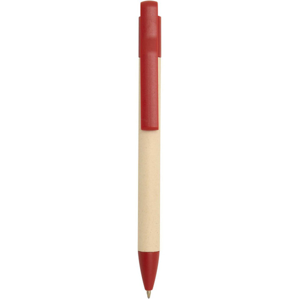 Liliana balpen van suikerrietpapier (blauwe inkt) - EgotierPro 107983