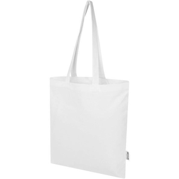 Madras Blend 140 g/m² GRS recycled cotton tote bag 7L - EgotierPro 120760