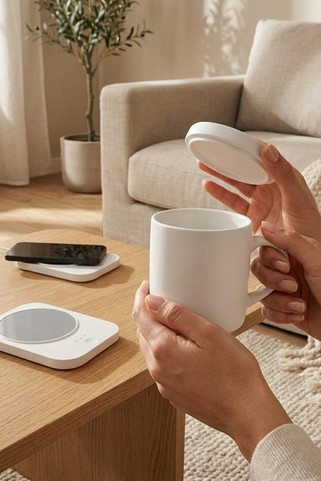 SIROTER Wireless charger mug warmer set - GiftRetail MO2726