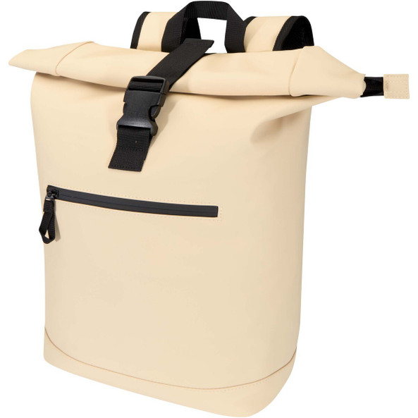Resi Plus 15" GRS recycled roll-top backpack 18L - EgotierPro 130093