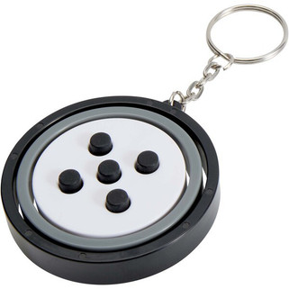 Spinx recycled plastic gyroscope fidget keychain - EgotierPro 126342