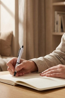 Stylo bille Nash en plastique recyclé avec garnitures noires (encre noire) - EgotierPro 106296