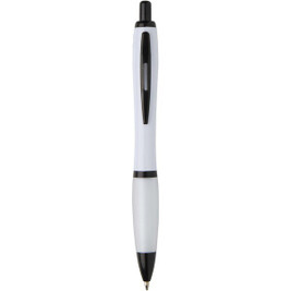 EgotierPro 106296 - Nash balpen van gerecycled plastic met zwarte rand (zwarte inkt)