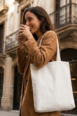 Sac shopping convention EcoSeal de 6 L non tissé en matériaux recyclés certifiés GRS - EgotierPro 130105