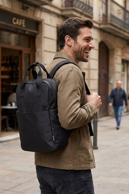 Trip 14” Aware™ recycled travel laptop backpack 9L - EgotierPro 120762