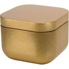 Tindra square tin candle with vanilla aroma - EgotierPro 126352