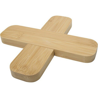 Croc bamboo trivet - large - EgotierPro 126364