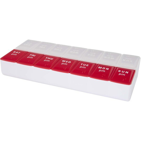 Cycle 7 daagse ochtend/avond organizer voor multivitaminen - EgotierPro 126374