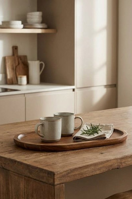 Seasons 126394 - Edge acacia wood serving tray