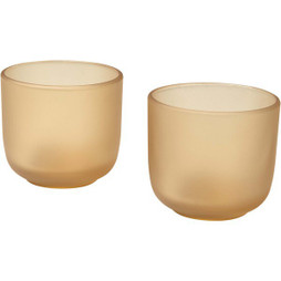 Seasons 126400 - Male glazen bekers van 200 ml, set van 2