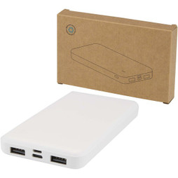 Intan 10.000 mAh 10 W powerbank af genbrugsplast - EgotierPro 124458