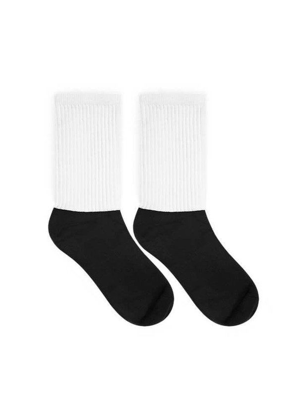 Black Foot Sublimated Socks - Egotier 186