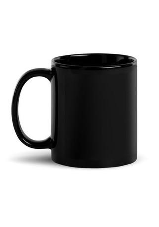 Black Glossy Mug - Egotier Black Glossy Mug