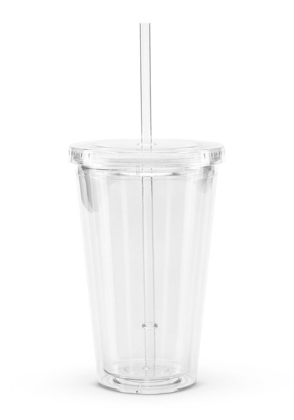 Double Wall Clear Plastic Tumbler (16 oz) - Egotier 751