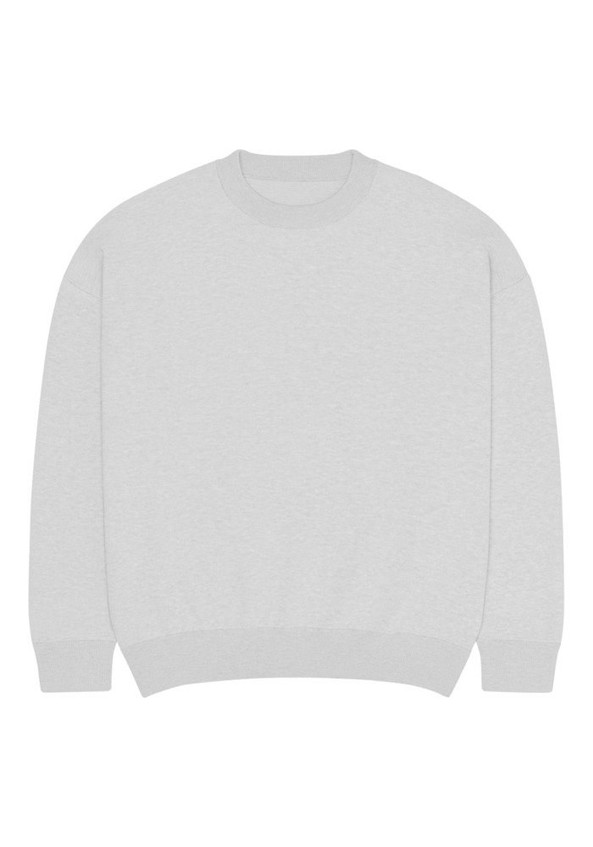 Relaxed Fit Knitted Crew Neck Sweater - Egotier 860
