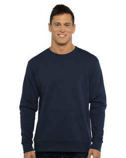 Next Level 9001 - Unisex Santa Barbara Pocket Crewneck Sweatshirt