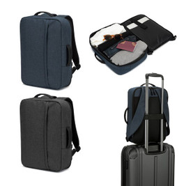 Egotier 92572 - 15'6" laptop backpack in high-density 300D recycled polyester