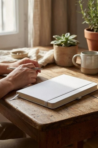 A5-anteckningsbok i återvunnen polyester (100 % rPET) 300D, perfekt för sublimering - Egotier 93653