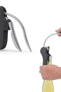 Egotier 94374 - ABS and zinc corkscrew with automatic lever for easy opening