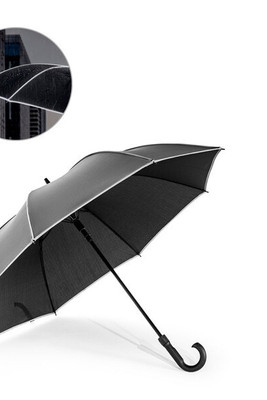 Egotier 99163 - Parapluie 27" en polyester recyclé (100% rPET) pongé 190T coupe-vent