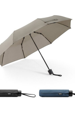 Egotier 99164 - 21" umbrella in recycled polyester (100% rPET) pongee 190T, foldable in 3 sections
