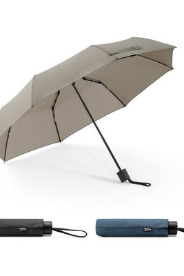 Egotier 99164 - Parapluie 21" en polyester recyclé (100% rPET) pongé 190T, pliable en 3 parties