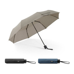 Egotier 99164 - 21" umbrella in recycled polyester (100% rPET) pongee 190T, foldable in 3 sections