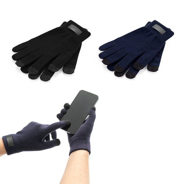 Egotier 99165 - Gloves made from recycled polyester (100% rPET), with touch tips