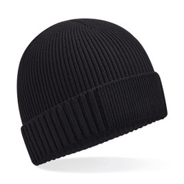 Beechfield B438N - Organic cotton beanie with technical patch
