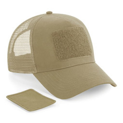 Beechfield B641 - Casquette Filet Réglable à lArrière avec Patch Amovible