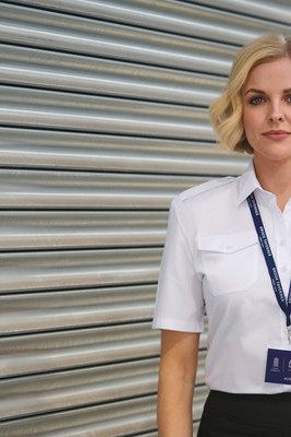 BROOK TAVERNER BT2395 - Ladies' short sleeve pilot shirt
