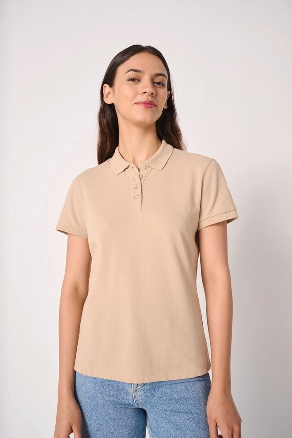 iDeal Basic Brand IB221 - Polo piqué femme