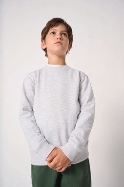iDeal Basic Brand IB401 - Sweat-shirt col rond enfant