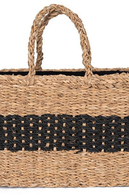 Kimood KINS136 - Sac panier en jonc de mer