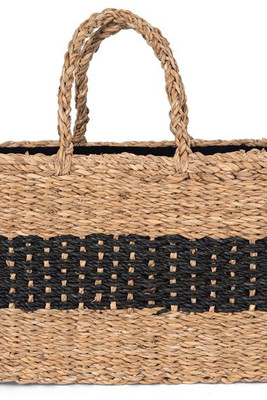 Kimood KINS136 - Sac panier en jonc de mer
