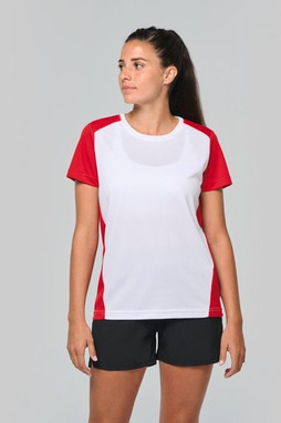 PROACT PA4015 - T-shirt de sport écoresponsable bicolore femme