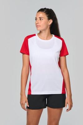 PROACT PA4015 - T-shirt de sport écoresponsable bicolore femme