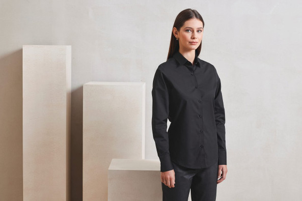 Premier PR303 - Chemise popeline RECYCLIGHT à manches longues pour femme