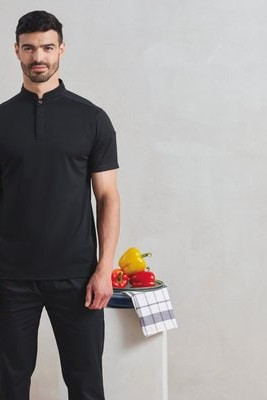 Premier PR646 - Polo de cuisinier Coolchecker Essential à manches courtes