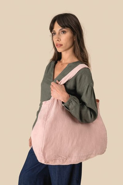 Spasso SP122 - Linen shopping bag