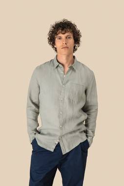 Spasso SP504 - Mens linen shirt