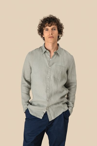 Spasso SP504 - Mens linen shirt