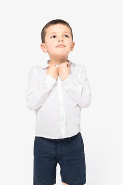 Spasso SP512 - Kids’ linen shirt