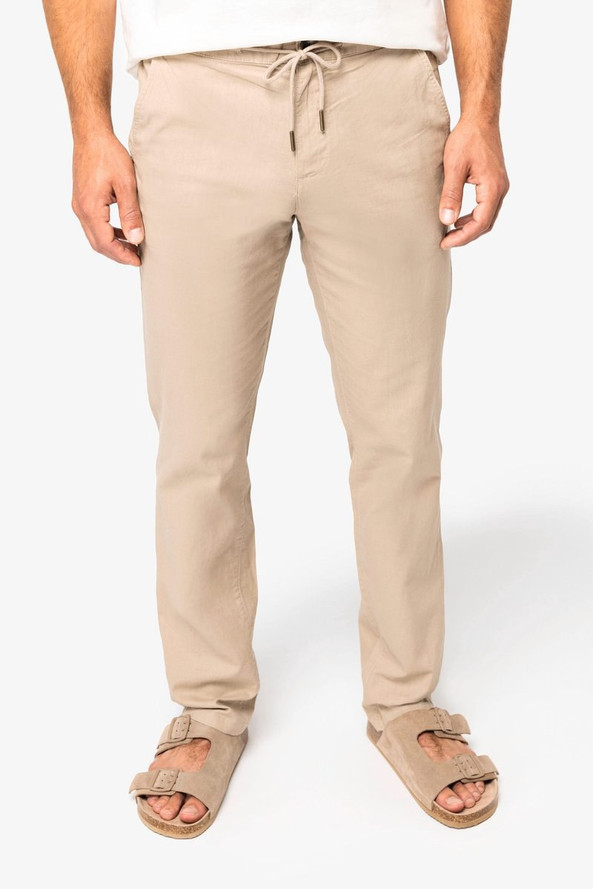 Spasso SP708 - Eco-friendly men's linen and organic cotton trousers