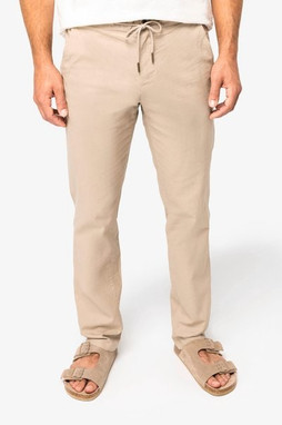 Spasso SP708 - Eco-friendly mens linen and organic cotton trousers