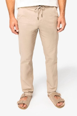 Spasso SP708 - Pantalon écoresponsable en lin et coton bio homme