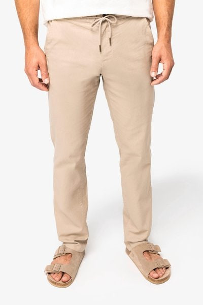 Spasso SP708 - Eco-friendly men's linen and organic cotton trousers