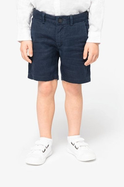 Spasso SP709 - Kids Linen Bermuda